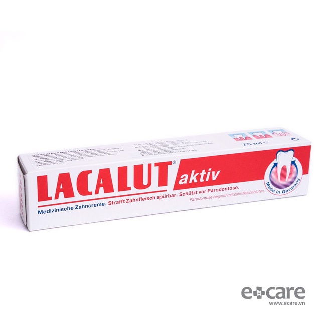 Kem đánh trắng răng Lacalut Aktiv 75ml