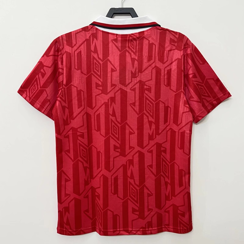 Áo Thun Thể Thao Tay Ngắn 92 / 94 Manchester United Phong Cách retro Cao Cấp