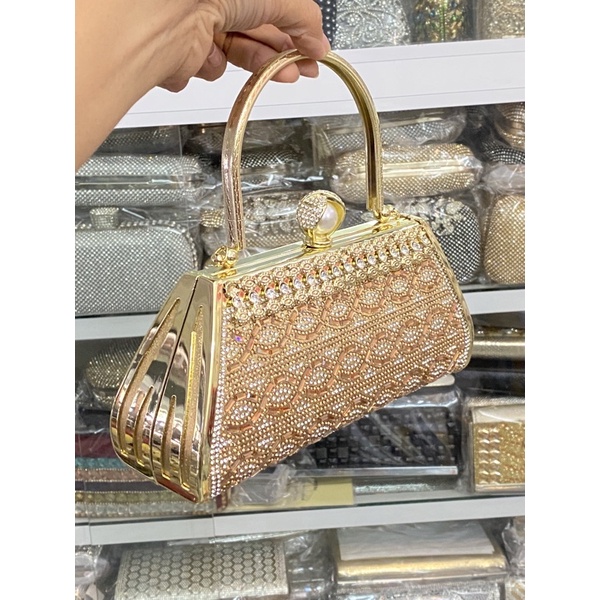 Bóp Đầm Đeo Vai Kết Hạt Thủ Công Hàng Cao Cấp Có Quai{ Nhận giao hoả tốc trong ngày khu vực tphcm}