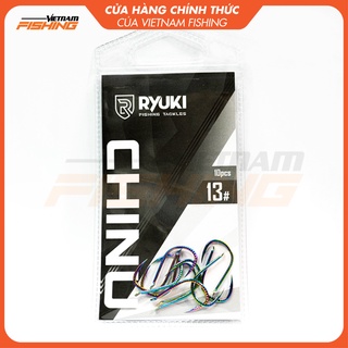  Lưỡi Có Ngạnh Câu Cá Chép RYUKI Chinu - Vietnam Fishing 