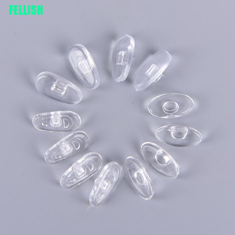 [Hàng mới về] Bộ 5 cặp đệm silicone lót mũi đeo kiếng tiện dụng