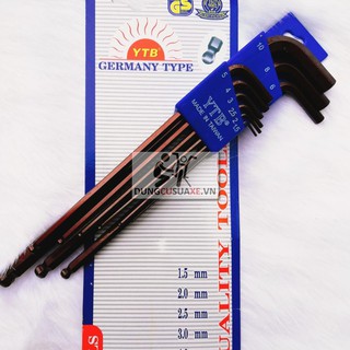 Bộ lục giác ytb 9 cây - bộ khóa lục giác