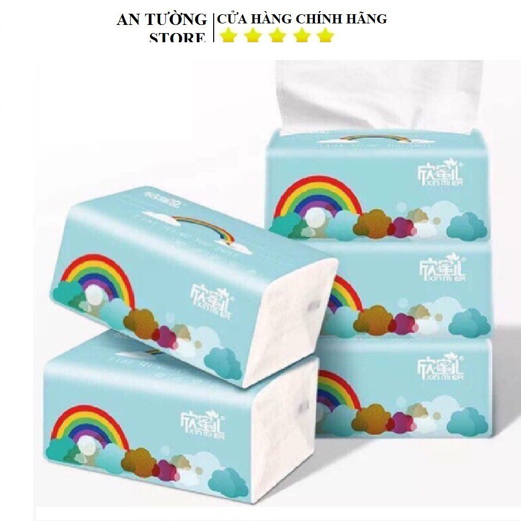 Khăn Giấy Cầu Vòng Hãng XINMIER