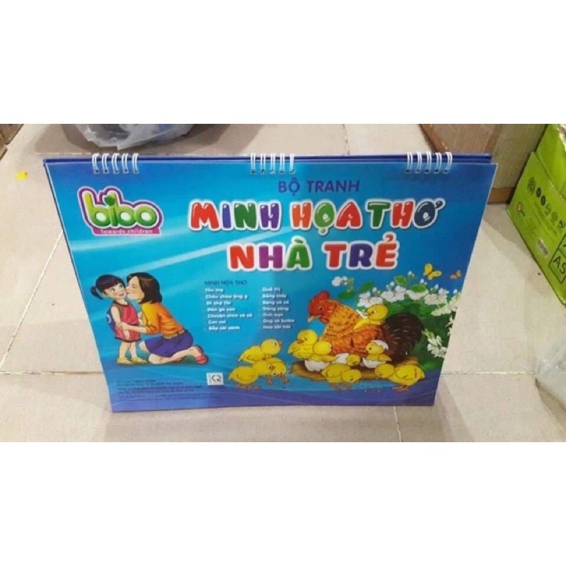 Tranh minh họa thơ truyện cho bé