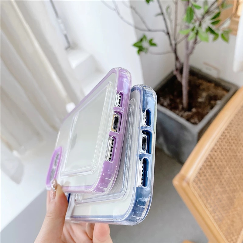 Ốp Điện Thoại Trong Suốt Chống Sốc Kèm Ngăn Đựng Thẻ Xoay 360 Độ Cho for  iPhone 14 pro max 13 Pro Max 13 Pro 11 Pro Max 12 Pro Max XS Max XR° Ốp Lưng Điện Thoại Trong Suốt Bảo Vệ Toàn Diện