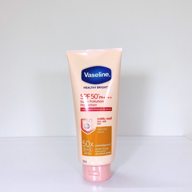 Dưỡng thể trắng da Vaseline 50x Spf 50++ 320ml Thái Lan | BigBuy360 - bigbuy360.vn