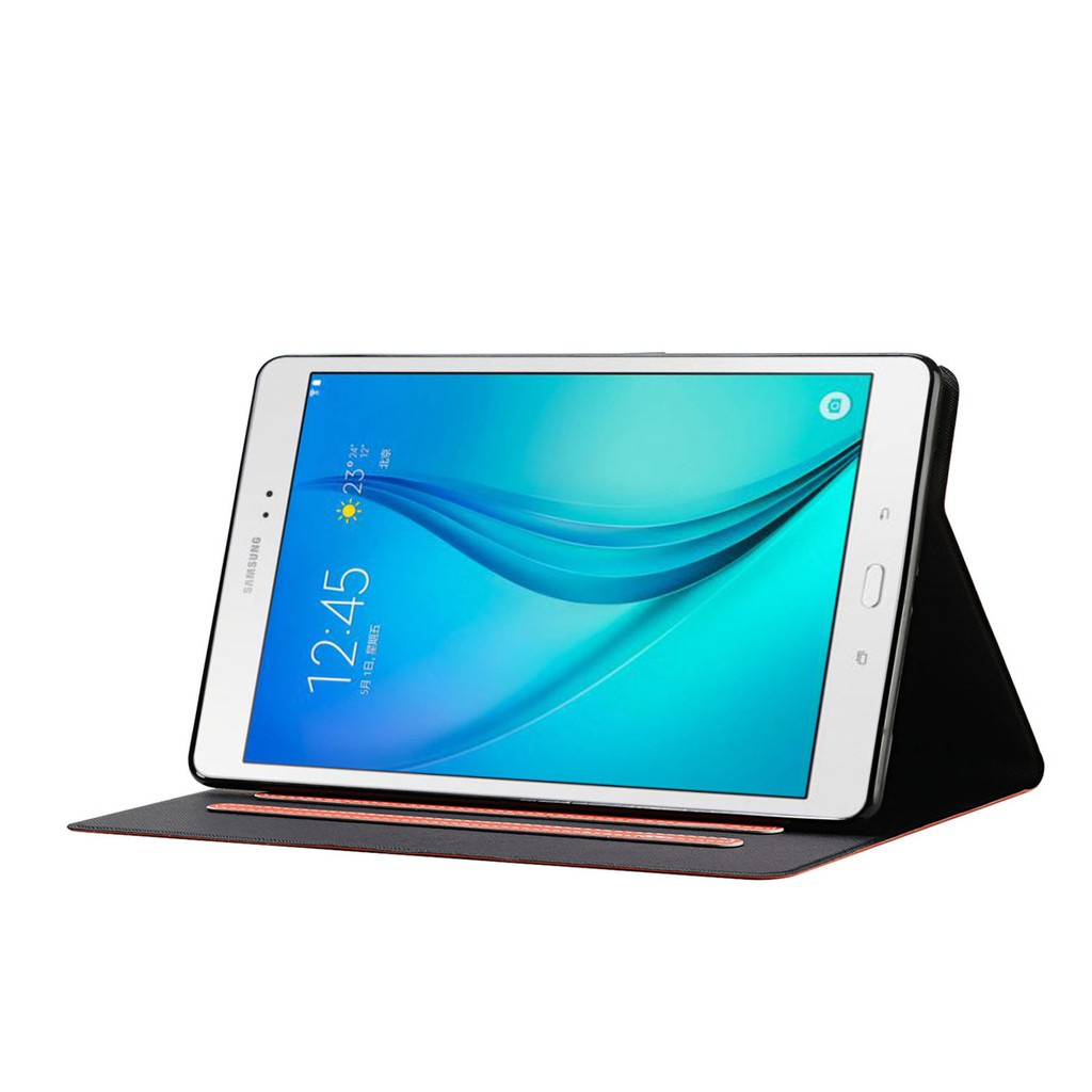 Bao da bảo vệ máy tính bảng Samsung Galaxy Tab A 9.7" SM-T550 T555 SM-P550 P555 kèm bút cảm ứng thiết kế màu trơn | BigBuy360 - bigbuy360.vn