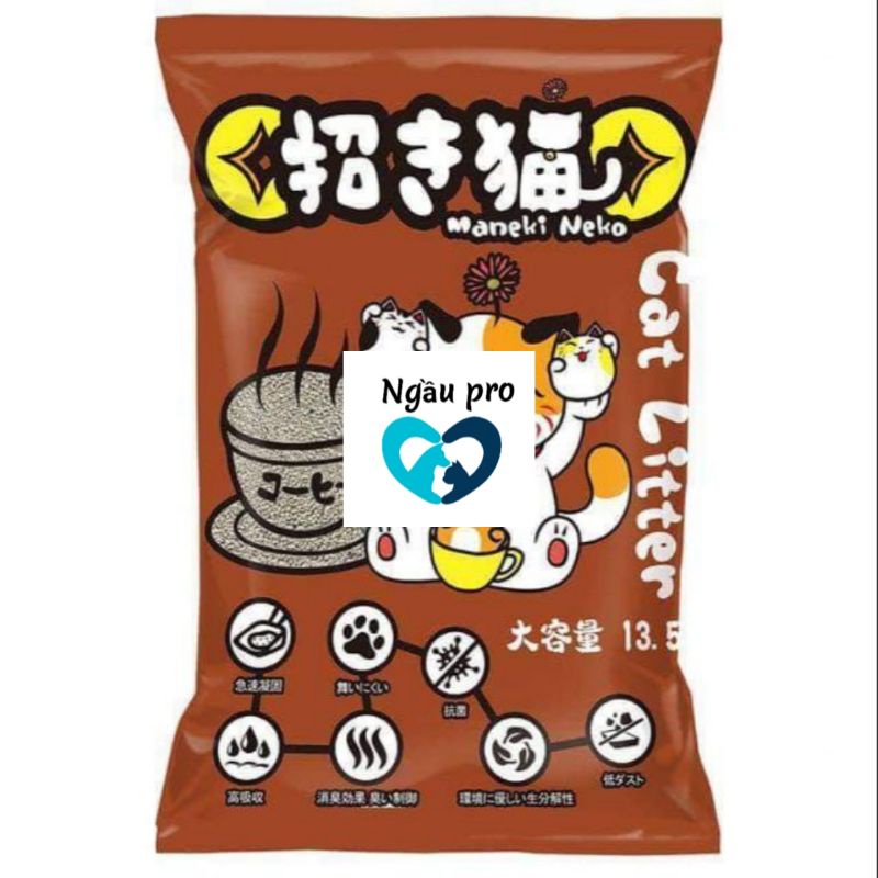 CÁT MÈO CÁT VỆ SINH MANEKI NEKO litter đất sét nhật