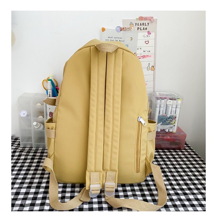 Balo Ulzzang Hàn Quốc Nam Nữ Chống Nước, Balo Thời Trang Đi Học Giá Rẻ