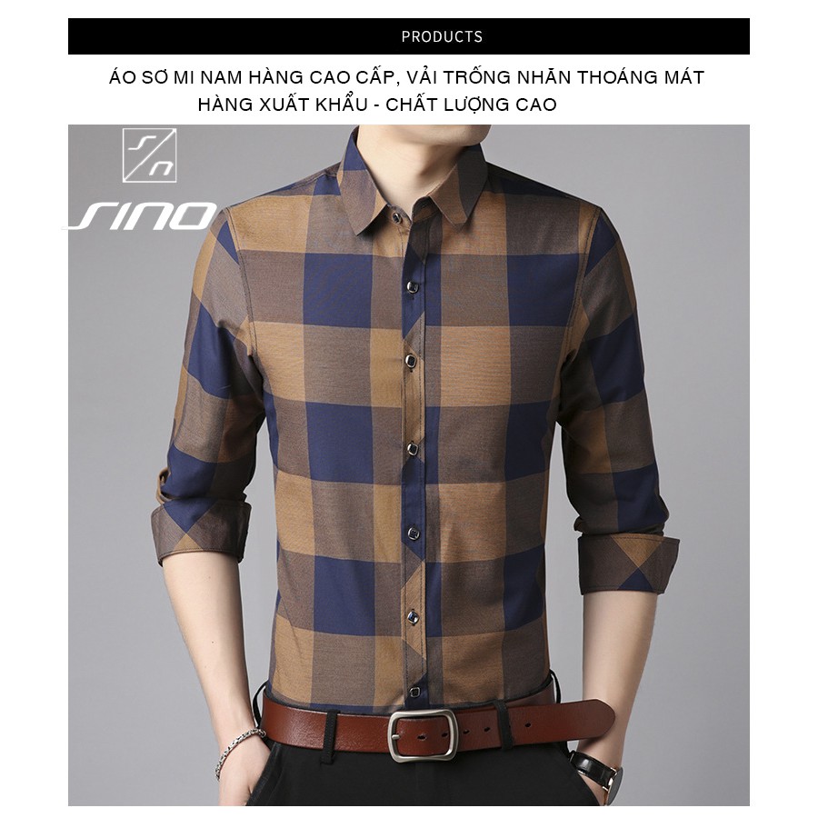 Áo Sơ Mi Nam Dài Tay Cổ Bể Thời Thượng - Hàng Xuất Khẩu Cao Cấp AD00001 | BigBuy360 - bigbuy360.vn