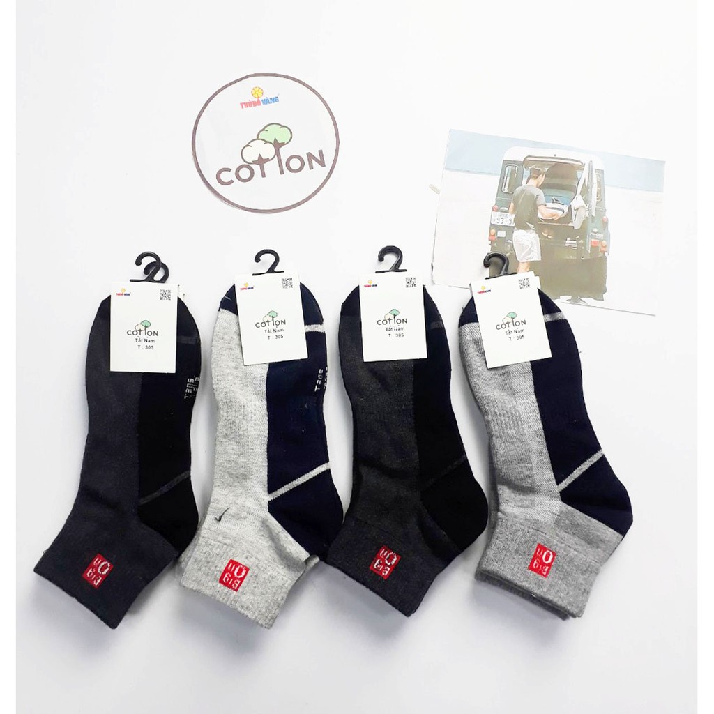 Tất nam cổ cao kháng khuẩn cao cấp vớ nam công sở Combo 5 đôi 5 màu hàng Thủ Đô Vàng