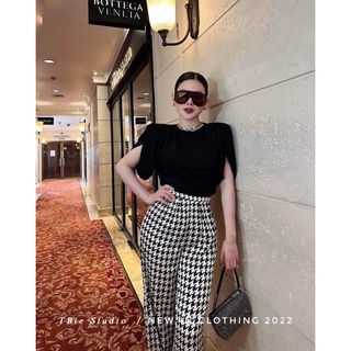 Thuybieshop | áo thun tay xếp - quần lụa zz xuông