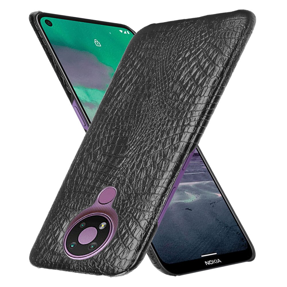Ốp Lưng Da Pu Giả Da Cá Sấu Cho Nokia 3.4