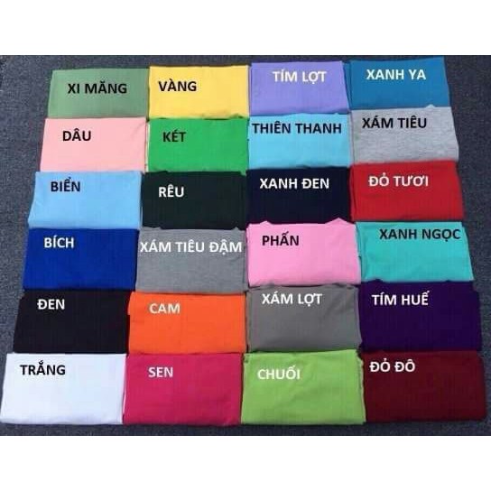 ÁO THUN CỔ TRÒN