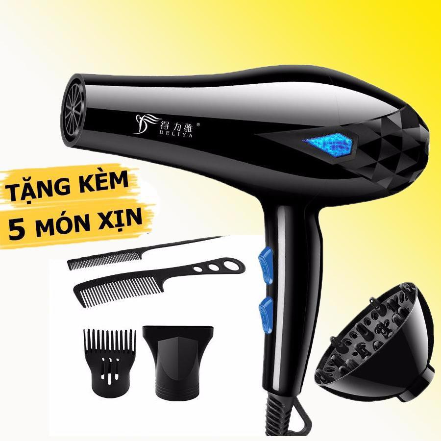 Máy Sấy Tóc Tạo Kiểu Kanemo Công Suất Lớn 2200W Tặng Kèm Bộ Phụ Kiện 1 Hoặc 5 Chi Tiết Tùy Phân Loại Máy Sấy