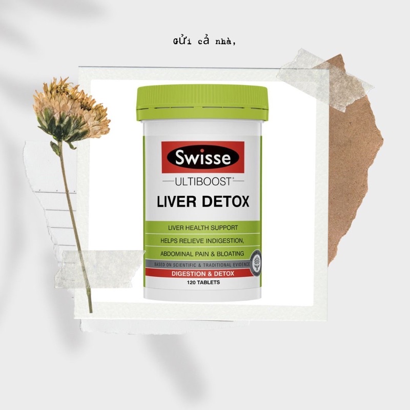 Thải độc gan Swisse Ultiboost Liver Detox