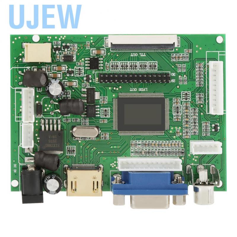 Bảng Mạch Chuyển Đổi B' Ujew Hdmi Vga 2av Cho Màn Hình 7inch At070Tn92 800x480 Lcd