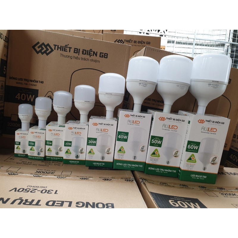 Bóng đèn G8 led 5w,10w,15w,20w,30w,40w,50w,60w - siêu sáng, siêu tiết kiệm điện