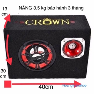 Loa Crown Vuông 8 bluetooth tích hợp