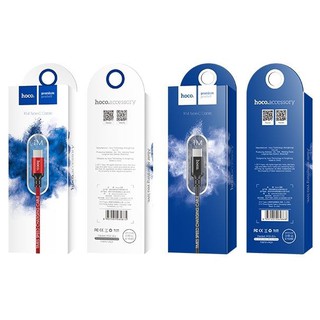 Cáp Sạc Bọc Dù Đầu Sạc Đúc Sắt Hoco X14 Dài 1m 2m Lightning /TypeC /Micro usb