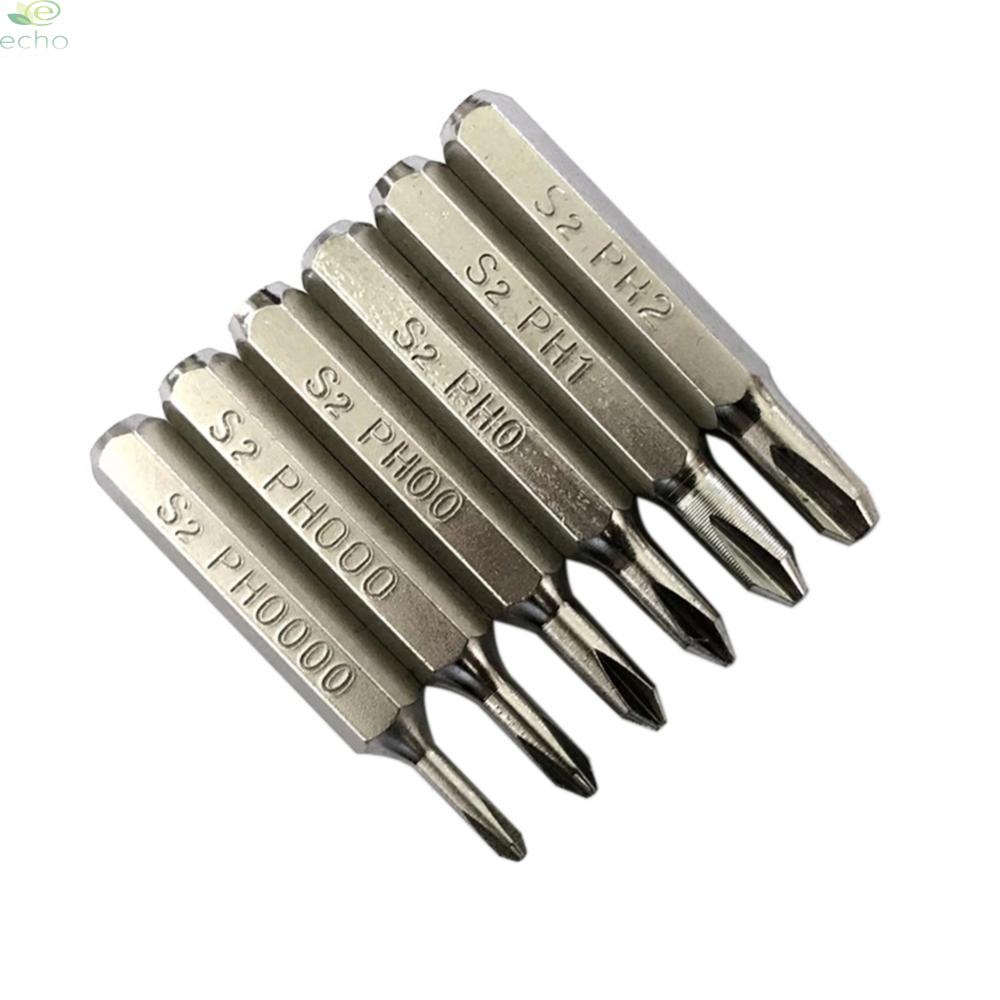 ECHO~H4×28mm Cross Screwdriver Bits PH0000 PH000 PH00 PH0 PH1 PH2 4mm Hex Shank High Quality#Ready Stock