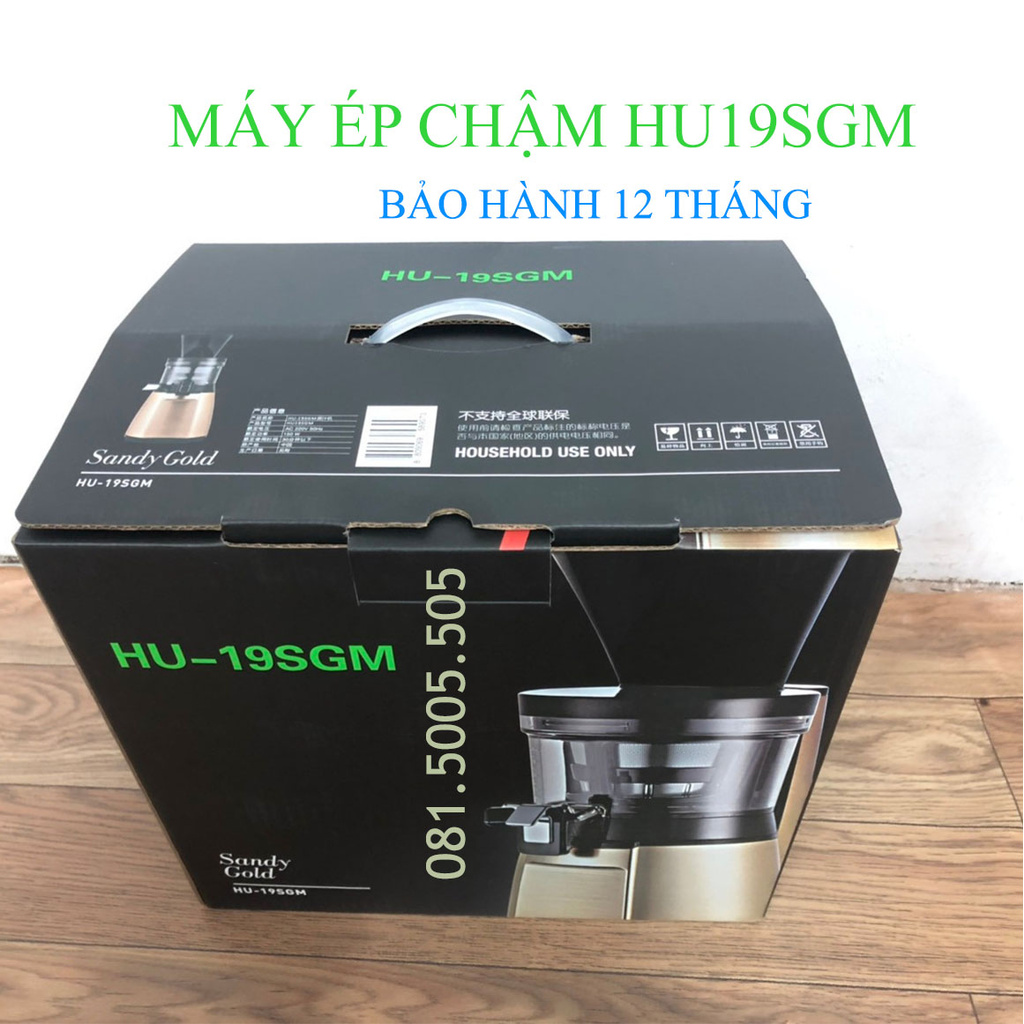 Sẵn Hàng - Máy ép chậm trái cây Hurom HU - 19SGM Giữ Nguyên Hương Vị Trái Cây