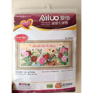 Tranh thêu gia hòa vạn sự hưng 53597