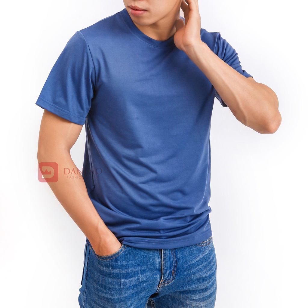 Áo thun nam cổ tròn tay ngắn cotton 100% co giãn 4 chiều mềm mịn dày dặn đa dạng màu sắc | BigBuy360 - bigbuy360.vn