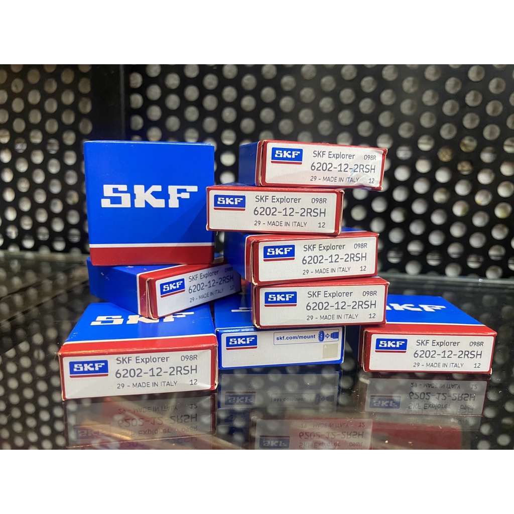 Bạc đạn SKF mâm chế - Lưng 35 lỗ cốt 12 - Mã 6202-12-2RSH