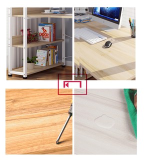 Bàn học liền kệ sách BLV101- Đen