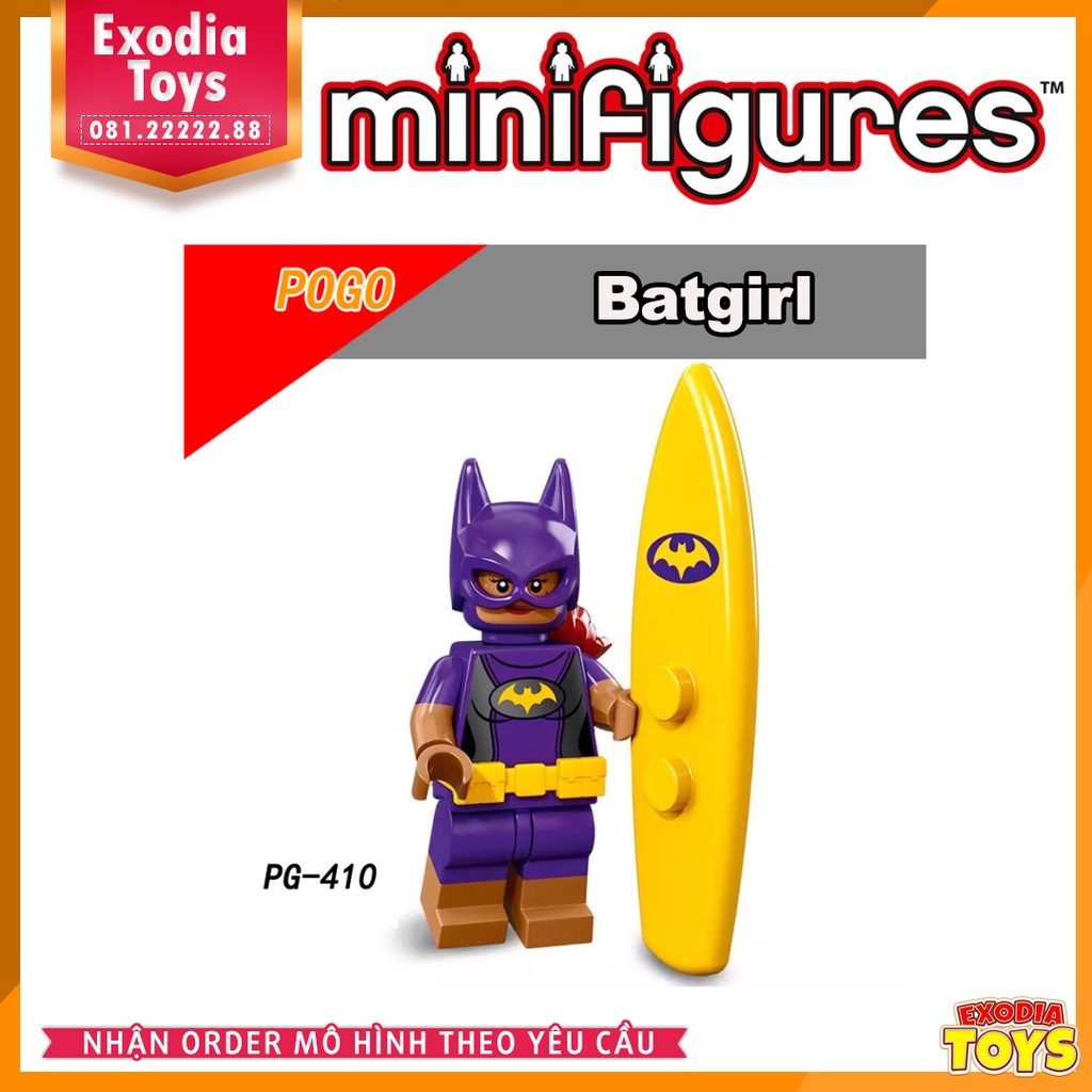 Minifigure nhân vật siêu anh hùng DC Comics : The Lego Batman Movie - Đồ Chơi Xếp Hình - POGO 8107