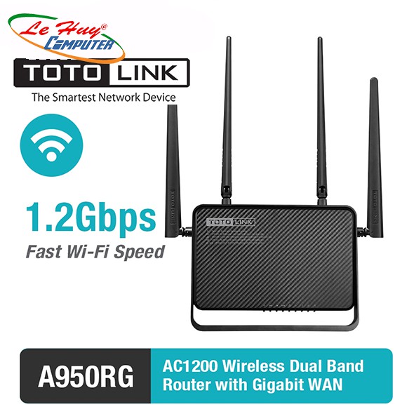 Bộ ROUTER WIFI TOTOLINK KÉP A950RG