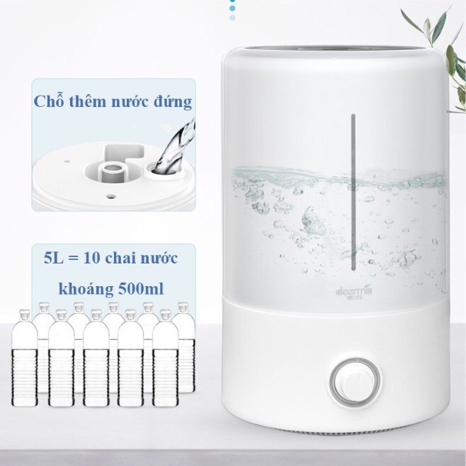 Máy Tạo Độ Ẩm Không Khí Xiaomi Deerma F628 - Máy Phun Sương Máy Khuếch Tán Không Khí Tinh Dầu 5L