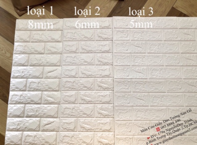 (Miền Nam) Xốp dán tường 3D loai 6mm loại đẹp | BigBuy360 - bigbuy360.vn