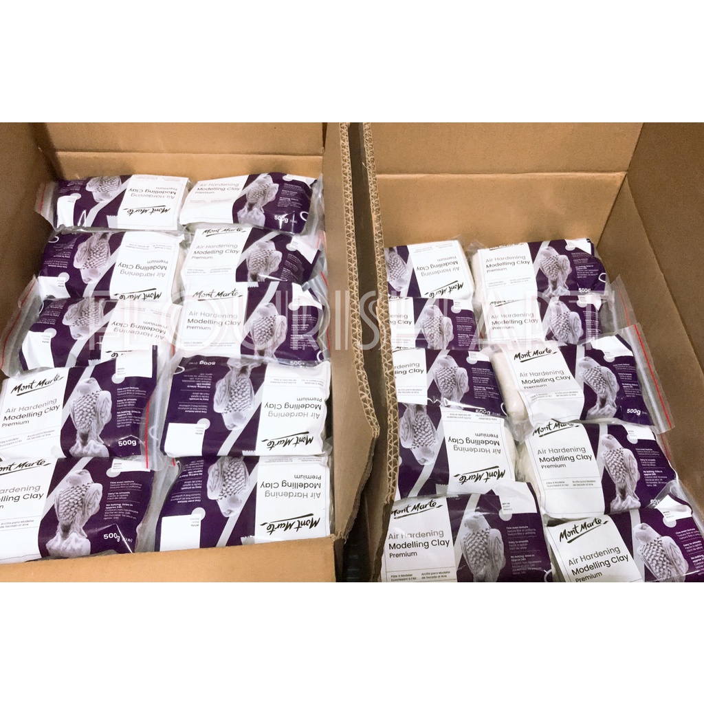Đất Sét Tự Khô Mont Marte Premium Air Hardening Modelling 100G/500G