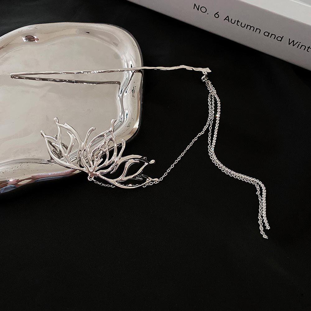 Trâm Cài Tóc Hình Mặt Trăng Phong Cách Vintage Thanh Lịch Cho Cô Dâu BERNARDO|Nĩa Cài Tóc Phong Cách Trung Hoa