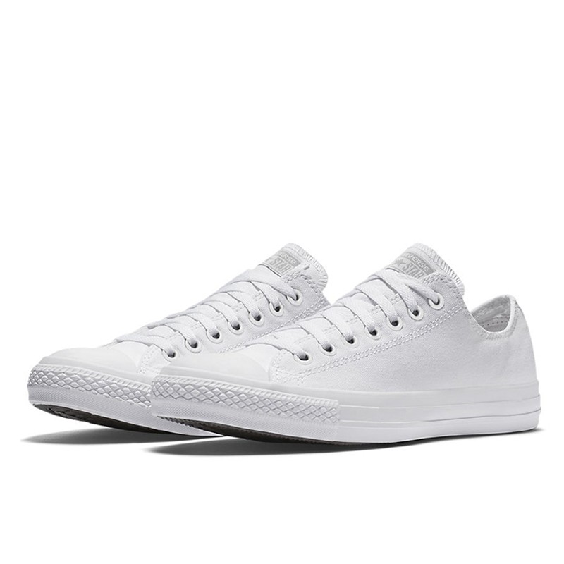 Giày Sneaker Unisex Converse Chuck Taylor All Star Monochrome Canvas All White - 1U647C