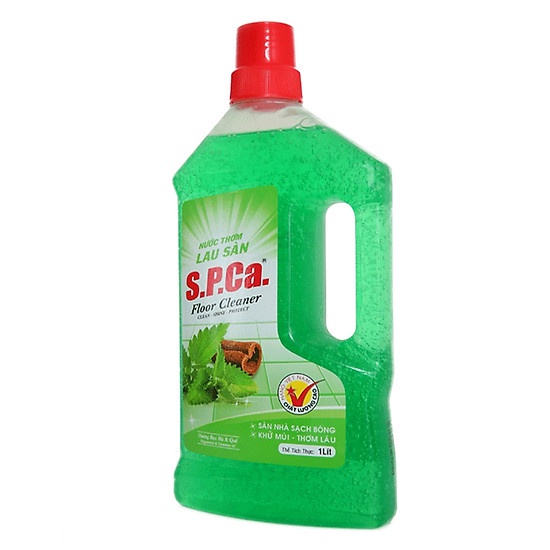 Nước Lau Sàn Cao Cấp SPCa 1 Lít Nước Lau Nhà Khử Mùi Sạch Khuẩn [Chính Hãng]