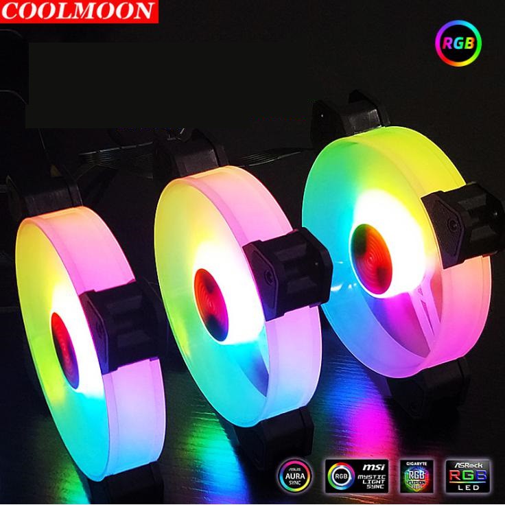 [FREESHIP❤️] QUẠT LED - FAN LED MÁY TÍNH CASE RGB SIÊU ĐẸP