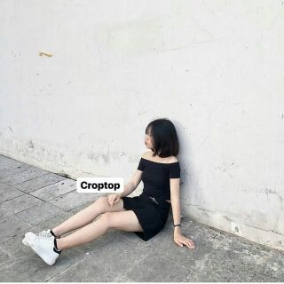Áo thun bẹt vai/ trễ vai