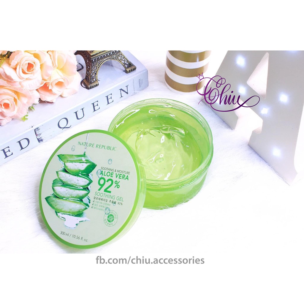 Gel Lô Hội Nature Republic Soothing &amp; Moisture Aloe Vera 92%