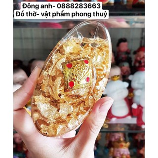Thỏi Vàng Pha Lê Phong Thủy ( Tài Lộc _ May Mắn )