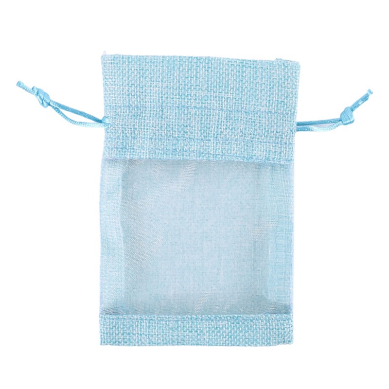 Bộ 50 Túi Dây Rút Chất Liệu Sợi Đay Tự Nhiên