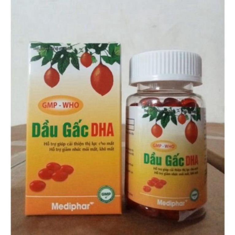 Dầu gấc DHA đẹp da chống lão hóa, nhức mắt ,khô mắt, mỏi mắt T t