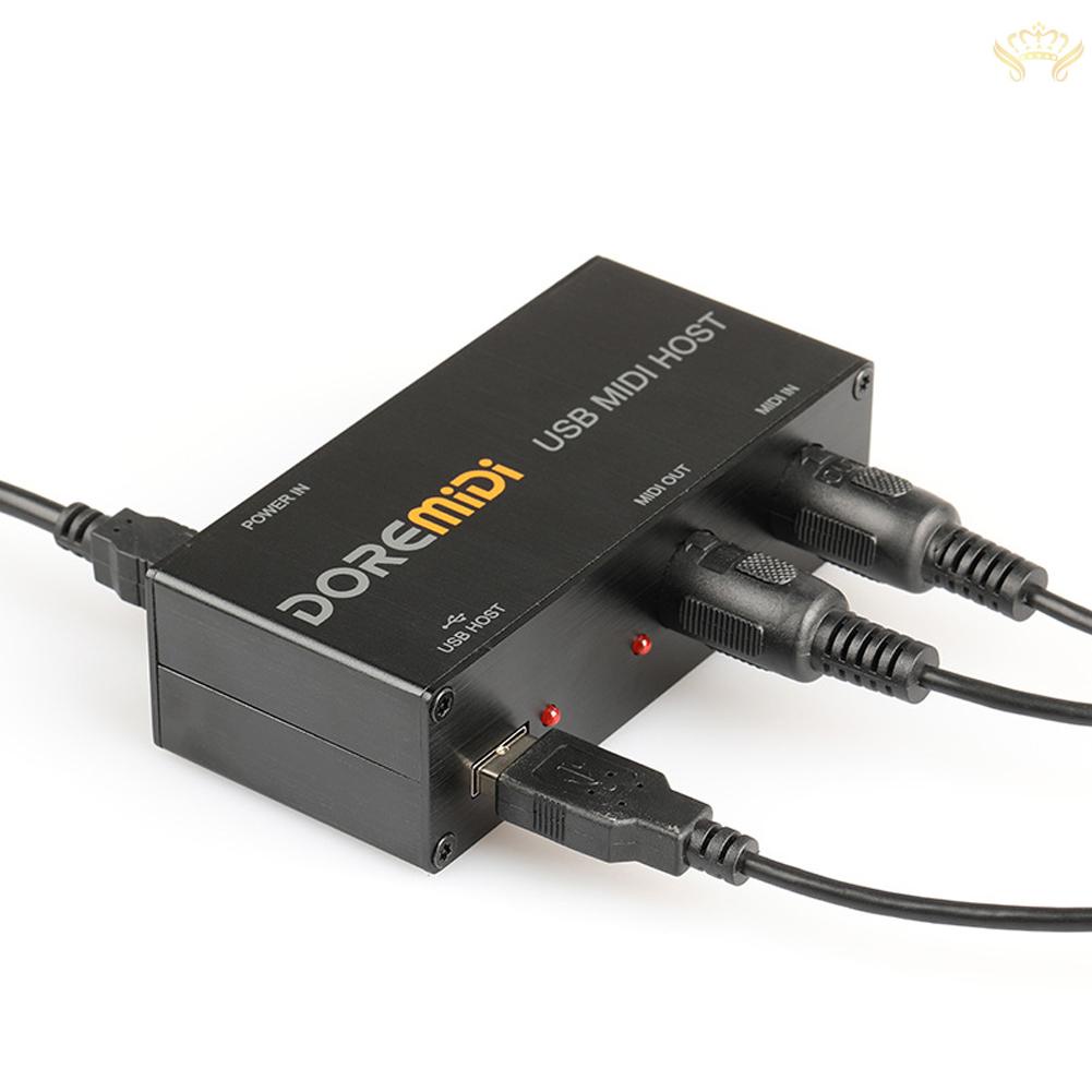 Máy Tạo Hiệu Ứng Âm Thanh MIDI Giao Diện USB Sang MIDI Cho Đàn Guitar Điện