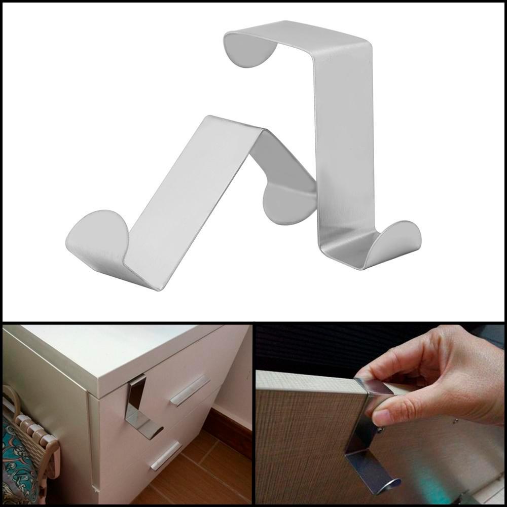 Set 2 Móc Treo Đồ Bằng Thép Không Gỉ Mới