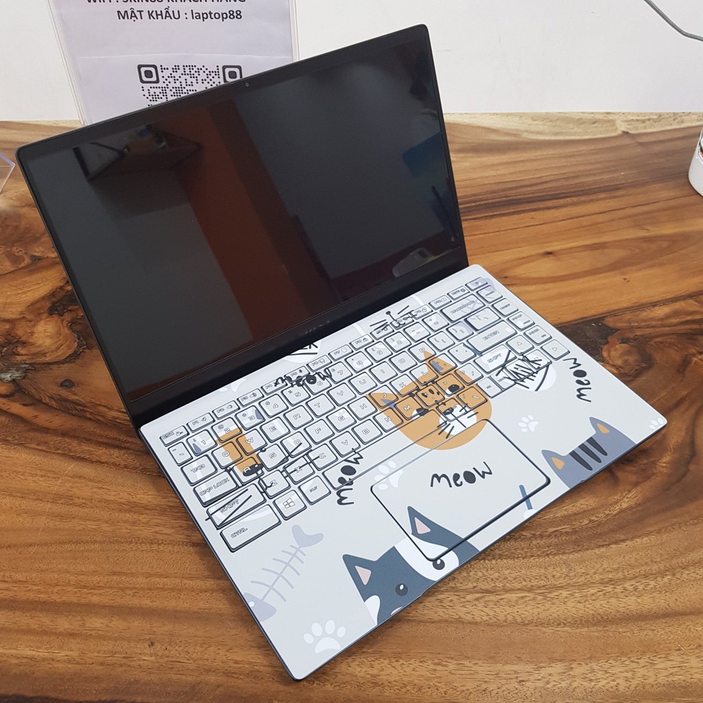 [Skin Mèo Dễ Thương] siêu bảo vệ Laptop - Dán được mọi loại máy -Nhận in theo yêu cầu | BigBuy360 - bigbuy360.vn