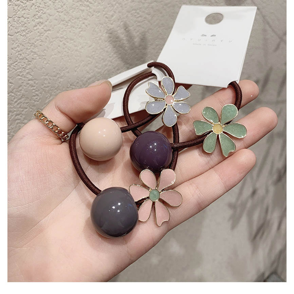 Dây Buộc Tóc Gắn Hoa Xinh Xắn Dành Cho Nữ