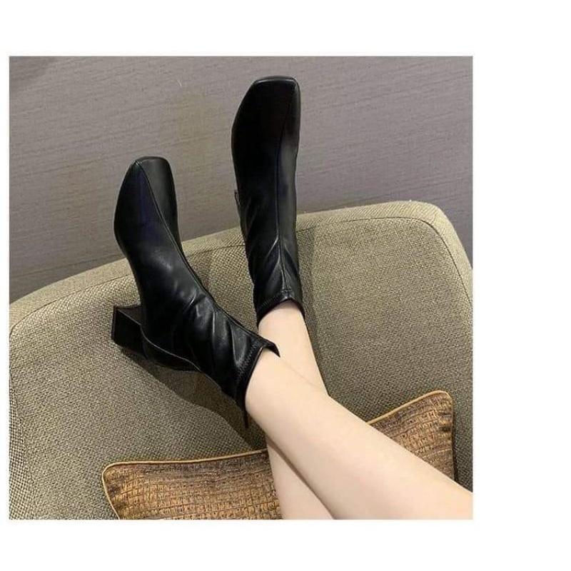 boot nữ ❤️Freeship❤️ giày bốt nữ da mềm chiều cao 5cm | BigBuy360 - bigbuy360.vn