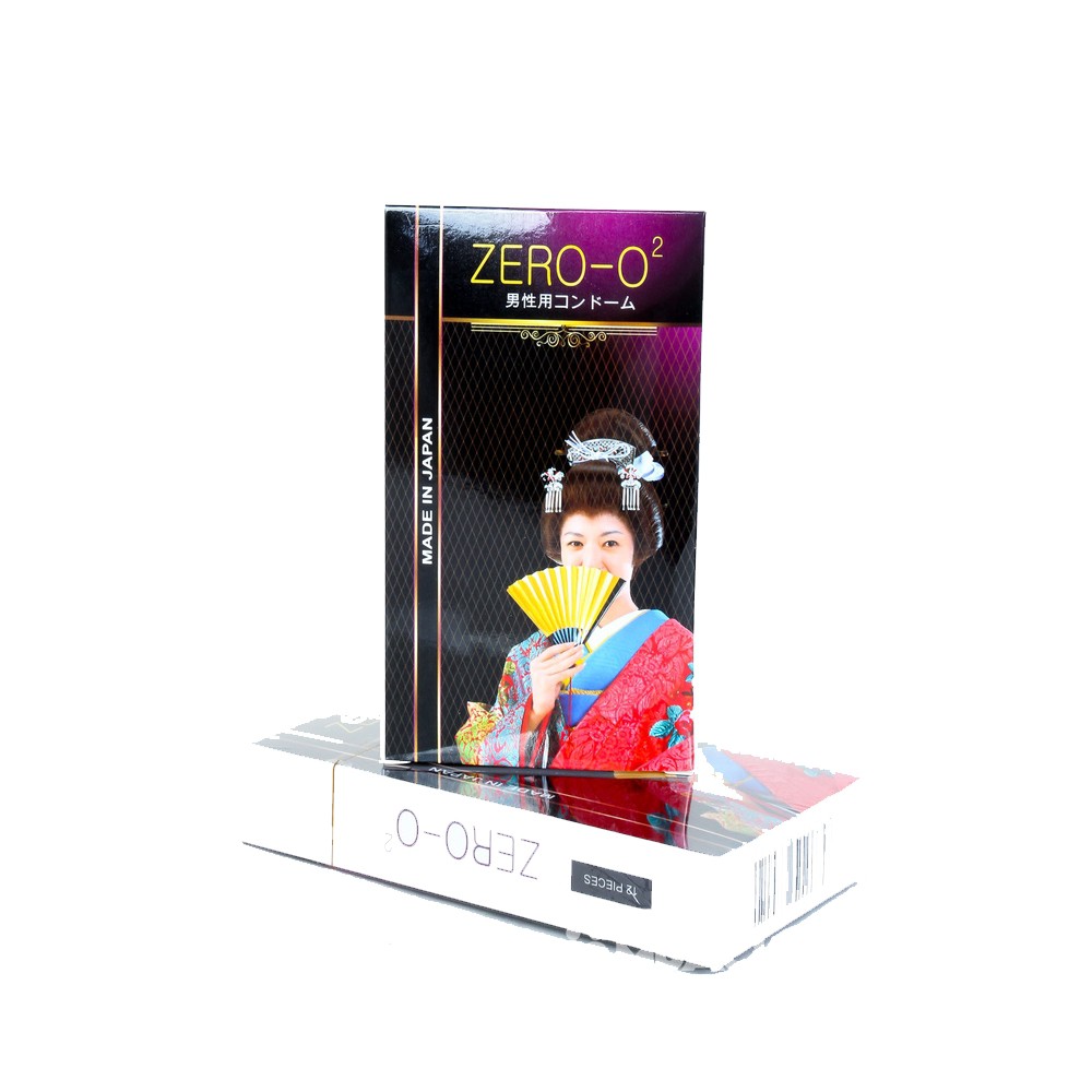 HANG CHINH HANG - Bao Cao Su Nhật Bản Zero O2 Siêu Mỏng Hộp 12 Chiếc